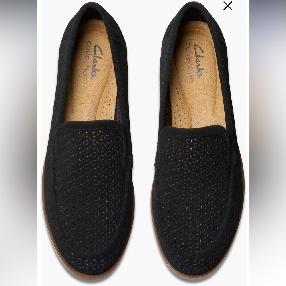 Clarks Black Trish Cove Slip On - Picture 2 of 10